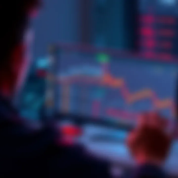 A person looking at a computer screen with crypto exchange platforms open, showcasing USDT to BTC swaps