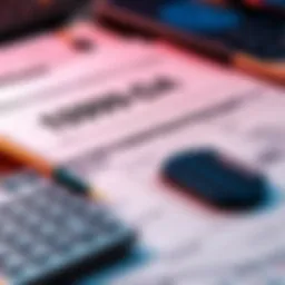 A close-up of a 1099-DA tax form from Coinbase with a calculator and a pen on a desk