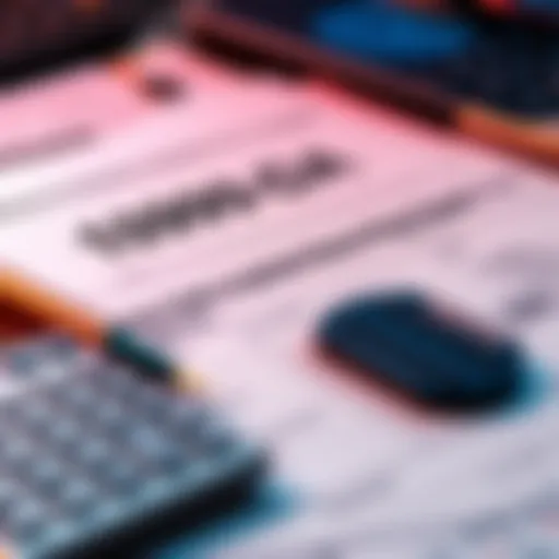 A close-up of a 1099-DA tax form from Coinbase with a calculator and a pen on a desk