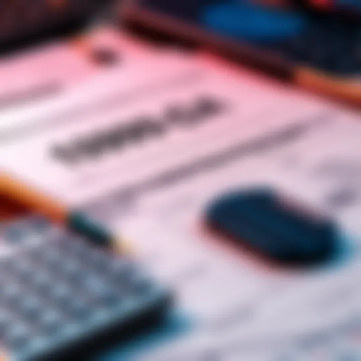 A close-up of a 1099-DA tax form from Coinbase with a calculator and a pen on a desk