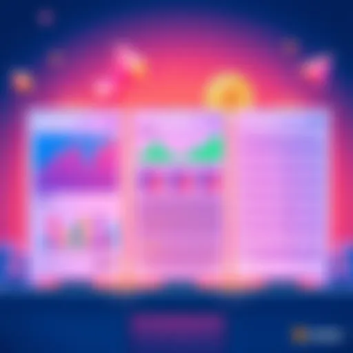 An illustration showing three crypto tax tools side by side with charts and tax forms, representing Koinly, CoinLedger, and Awaken, highlighting features for traders