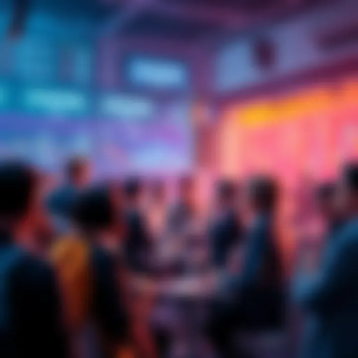 People engaging in a lively discussion about cryptocurrency trading trends and risks in a forum setting.