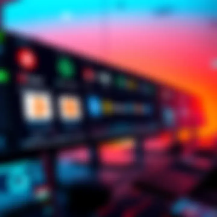 A visual comparison of popular crypto trading platforms featuring logos and user interface screenshots