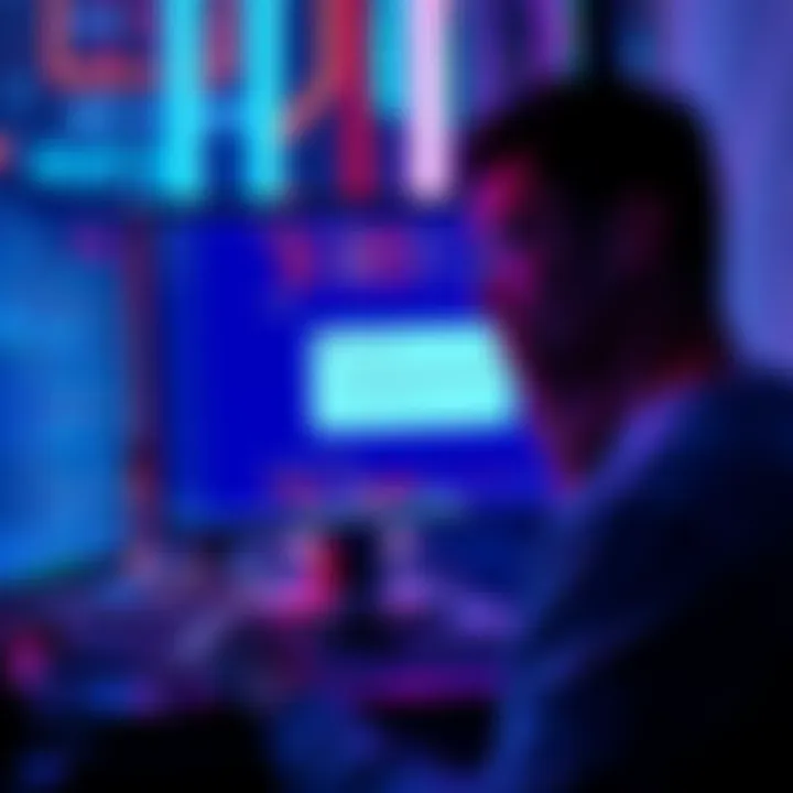 A frustrated person looking at a computer screen displaying error messages while attempting to send cryptocurrency to an external wallet.
