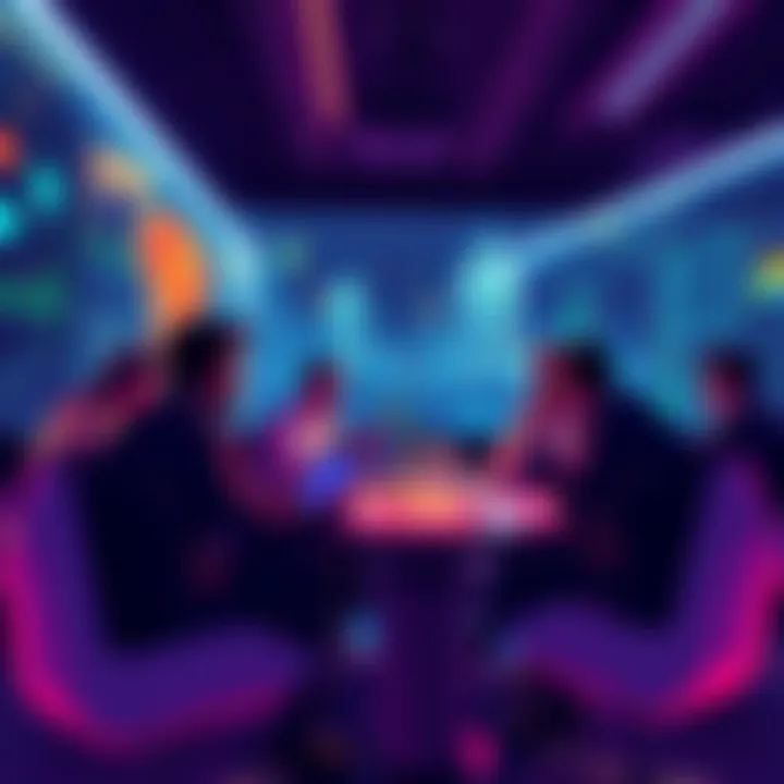 A group of people debating about AI, real-world assets, and memecoins in the crypto space.