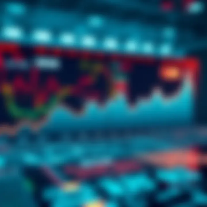 A line graph illustrating the ups and downs of cryptocurrency values over the years, highlighting significant changes every four years.