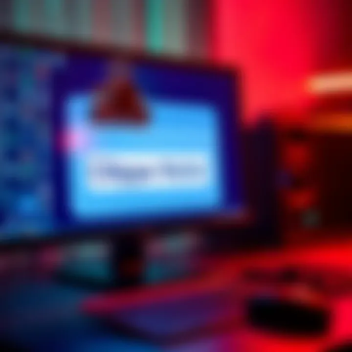 A computer screen showing a clipboard with a cryptocurrency wallet address, highlighting a potential change to an attacker’s address.