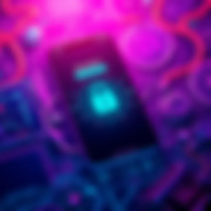 A smartphone displaying a cryptocurrency wallet app with a lock symbol and user-friendly interface elements.