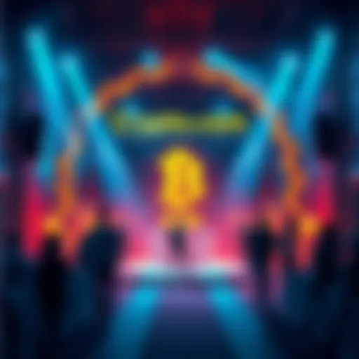 Celebration of Crypto.com's 10-year anniversary with visuals of rewards and new features