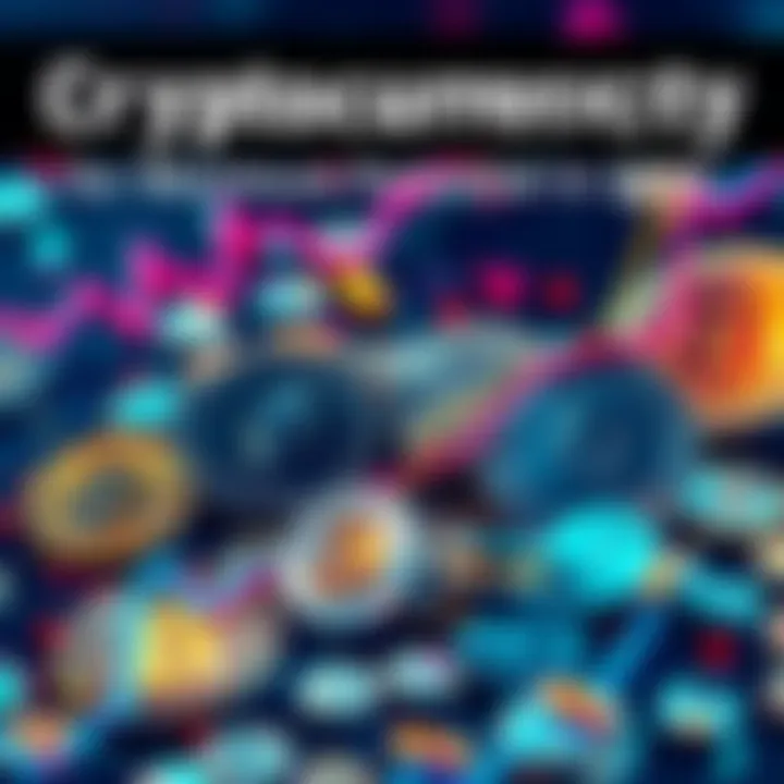 A visual representation of popular cryptocurrencies like Bitcoin and Ethereum along with emerging coins, symbolizing potential growth in 2026.