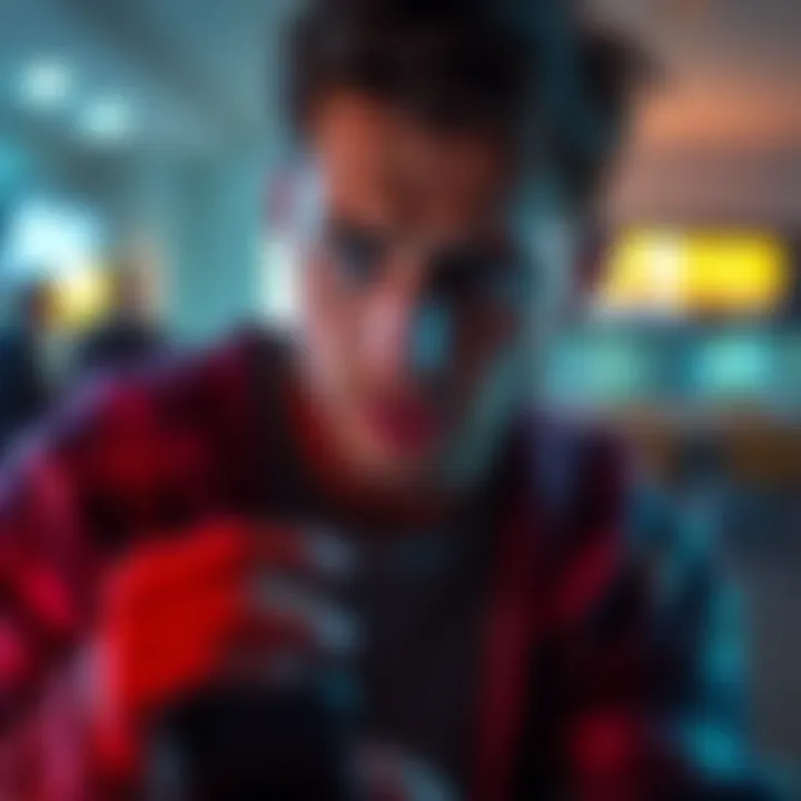 A person looking worried while on their phone, representing the anxiety of being scammed on Telegram for cryptocurrency.