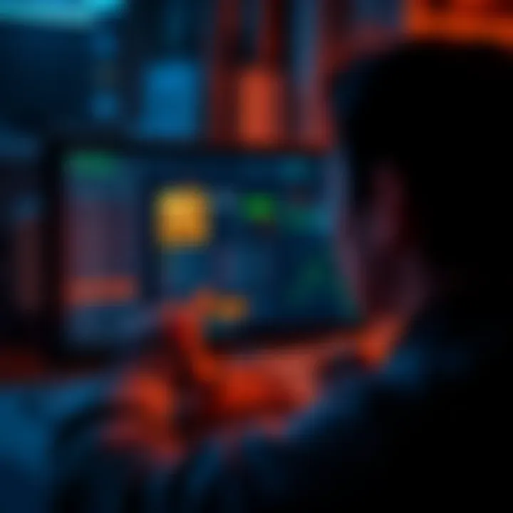 A person looking at a computer screen displaying cryptocurrency transactions, searching for help to exchange 3USDC for 4USD via Skrill.