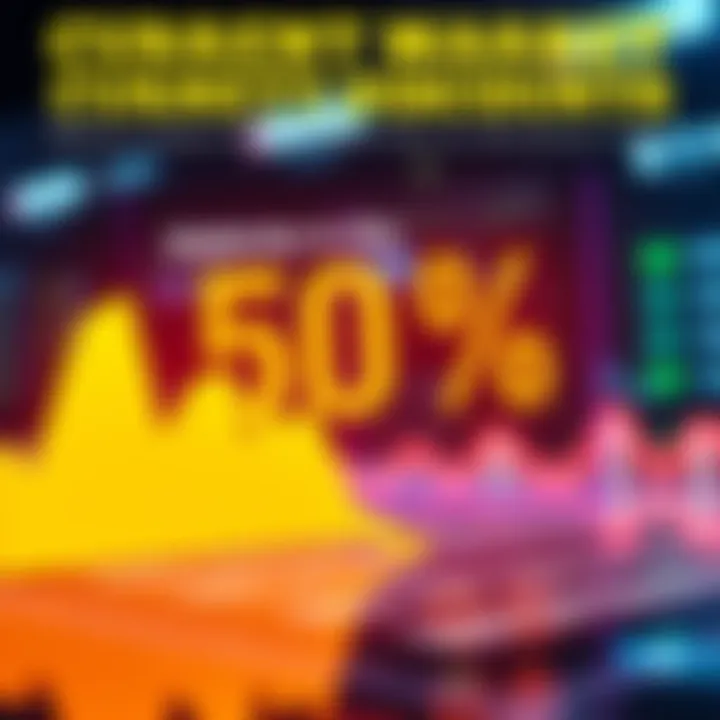 Graph showing a 50% discount in the market, highlighting reduced loss potential for investors.