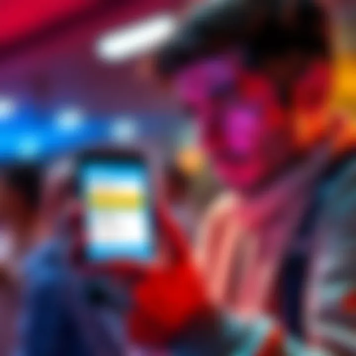 A frustrated customer looking at a smartphone with a Nexo refund notification, showing a decrease in cashback amount