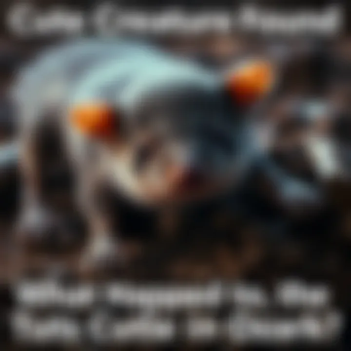 A small, cute creature discovered dead in the Ozarks, revealing its size and unique features.