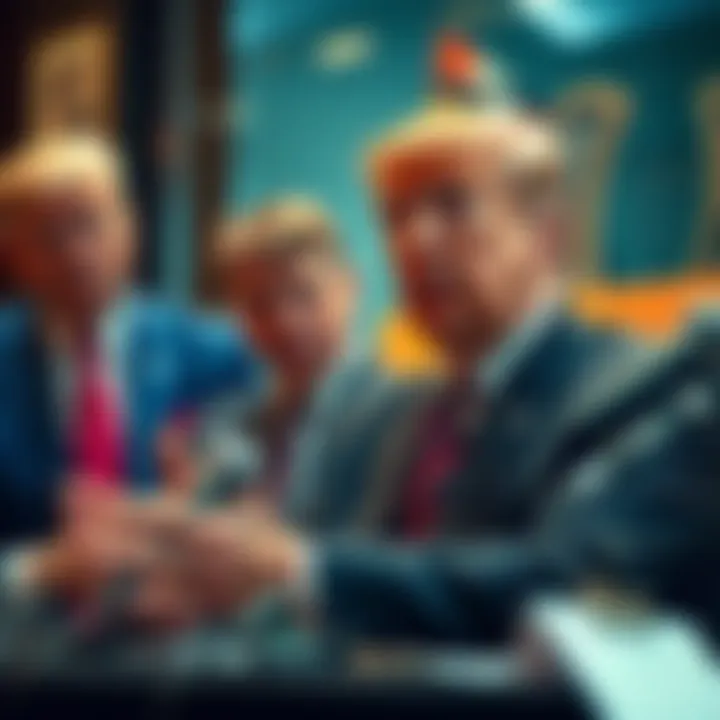 CZ explaining his choice of using Trump's stable coins instead of USD during a press conference