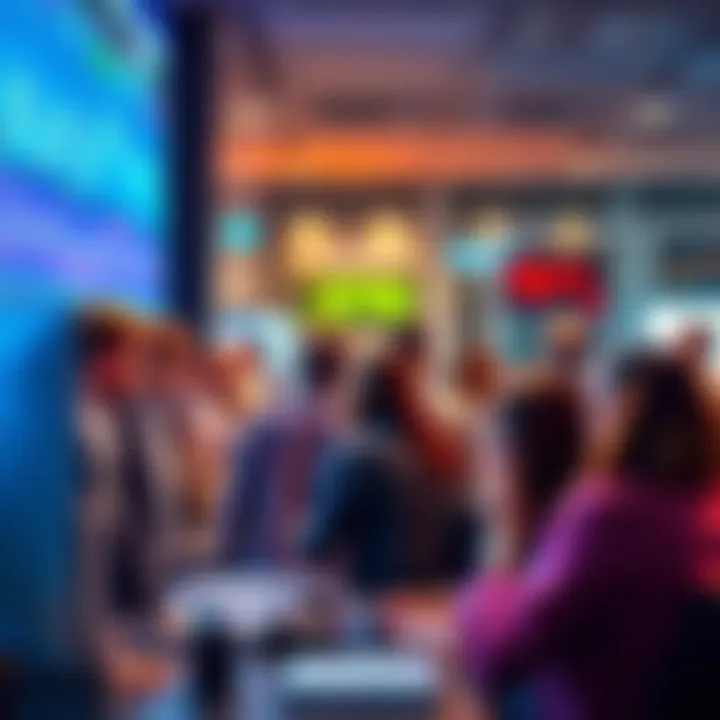 People sharing trading ideas and strategies in a lively online forum