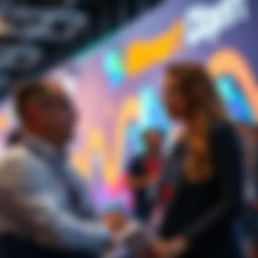 BitMart COO Daniel speaks with Crypto Megan during a discussion at Consensus Miami, highlighting insights about the cryptocurrency market.
