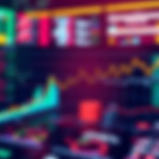 A visual representation of analyzing historical DEX trade data, including graphs and data charts related to Uniswap and PancakeSwap