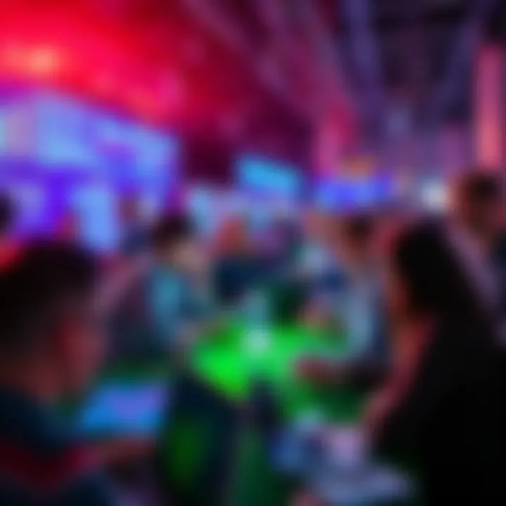 A poster showcasing various data science competitions and hackathons in Canada, featuring students collaborating and engaging with technology.