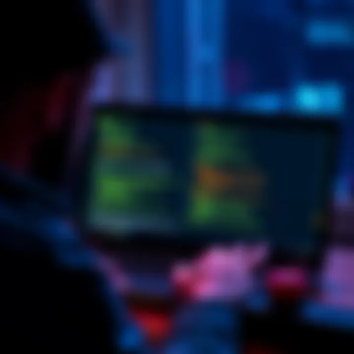 A person frustrated at their ThinkPad laptop showing error messages while trying to set up a node on Debian.