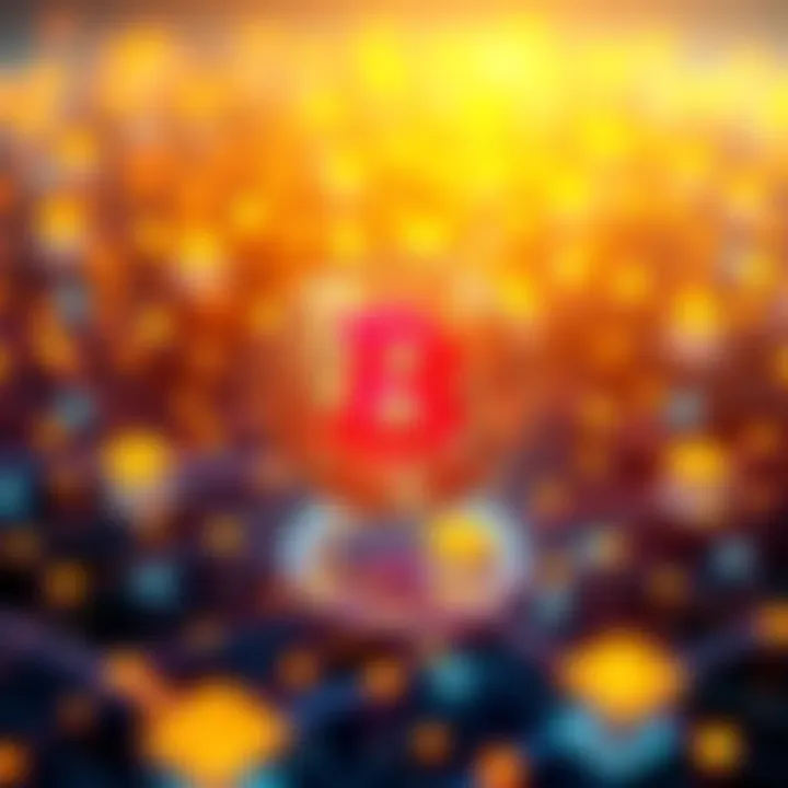 A digital representation of decentralized currency with a Bitcoin symbol and network connections, reflecting a shift towards sound money.
