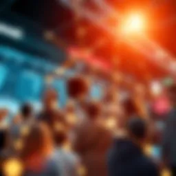 Representation of diverse people connecting online through decentralized social network platforms