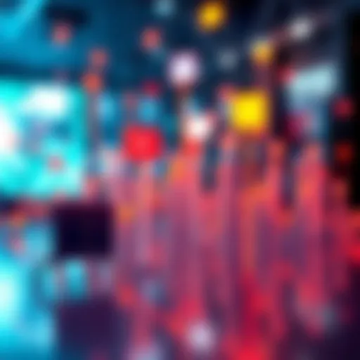 A visual representation of reduced social media engagement with ZEC, showing empty social media icons and falling engagement metrics.