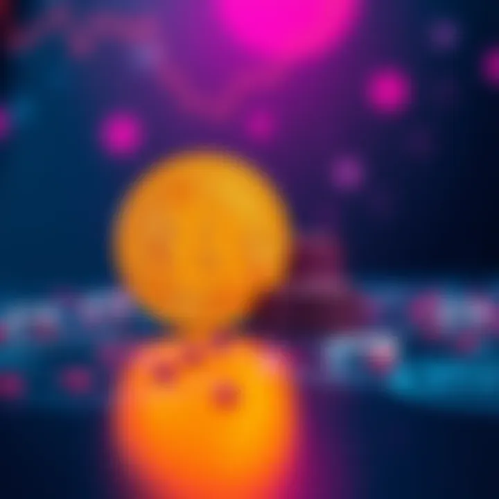 A graphic depicting declining NFT coins alongside a fading Bitcoin symbol, highlighting their loss of interest.