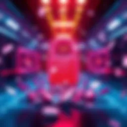 Visual representation of a DeFi protocol being hacked with money disappearing, symbolizing loss and security concerns.