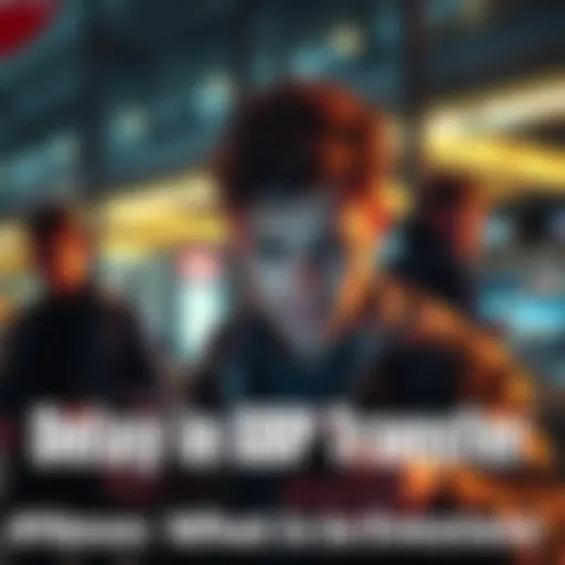 A frustrated person looking at their phone while waiting for a GBP transfer to Nexo