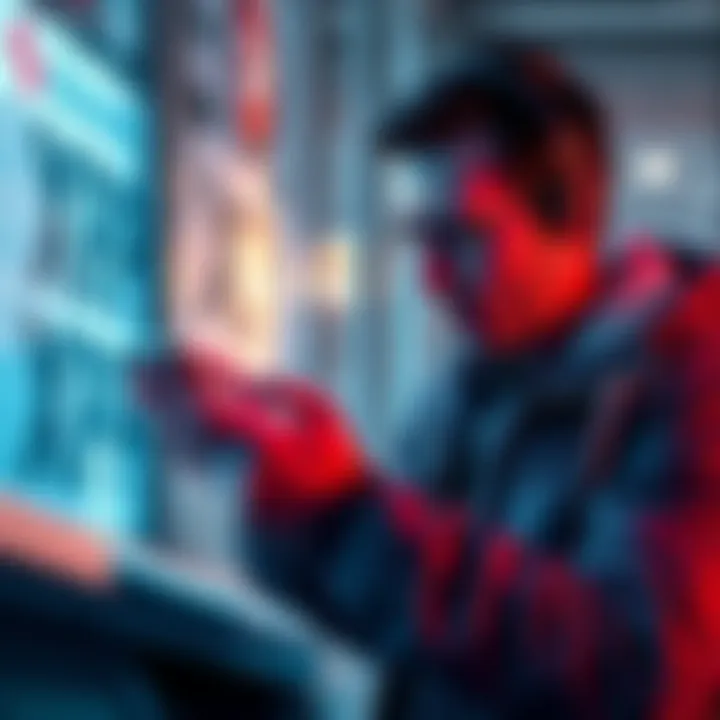 A frustrated person checking their bank account for the missing XRP bonus deposit