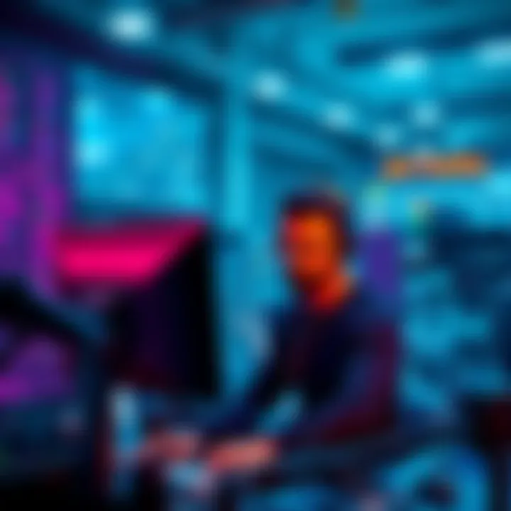A developer working on a computer to find a reliable RPC provider for automated trading bots