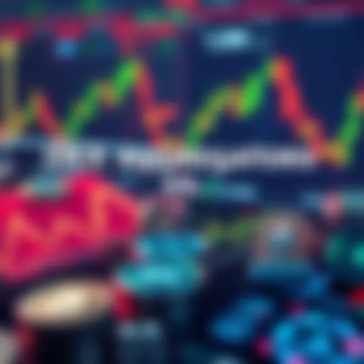 Comparison of DEX aggregators and individual decentralized exchanges with trading charts and cryptocurrencies in the background.