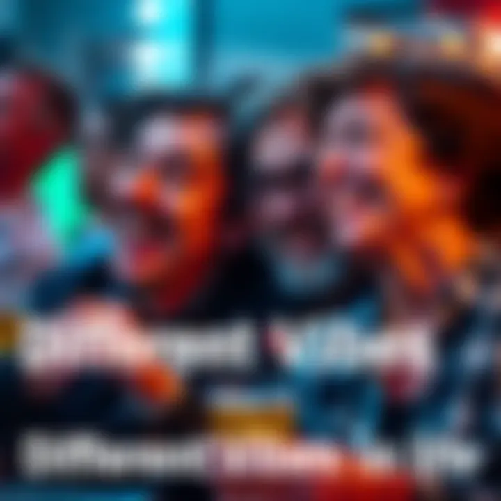 A close-up of two people enjoying the same activity but reacting differently, showing the contrast in their experiences based on luck and vibes.