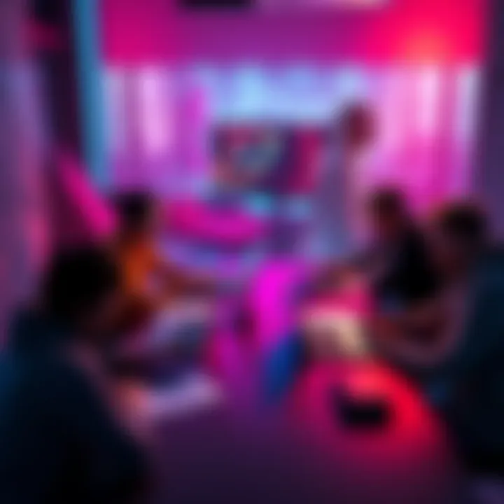 A group of people discussing issues related to Monero cryptocurrency, with laptops and notes around a table