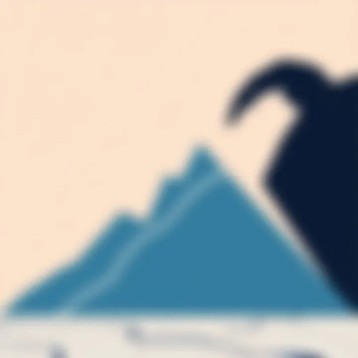 A conceptual illustration showing a graph with rising dividends alongside a dark shadow symbolizing illiquid valuations, representing the conflict between real value and false claims.