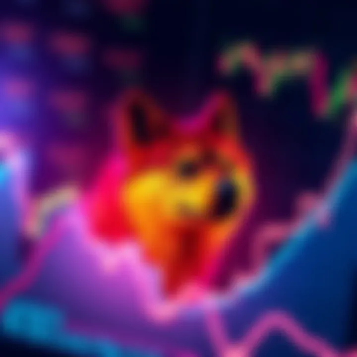 A graph showing DogeCoin's price stalling at $0.07 amidst fluctuating cryptocurrency market trends