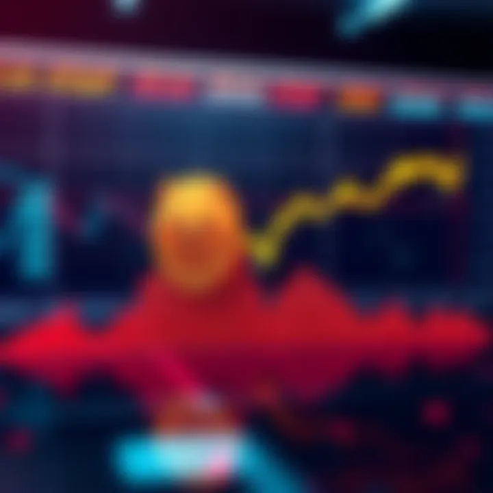 A chart showing Doge Coin price stuck around 0.0710 level for ten days, with flat lines and minimal movement.