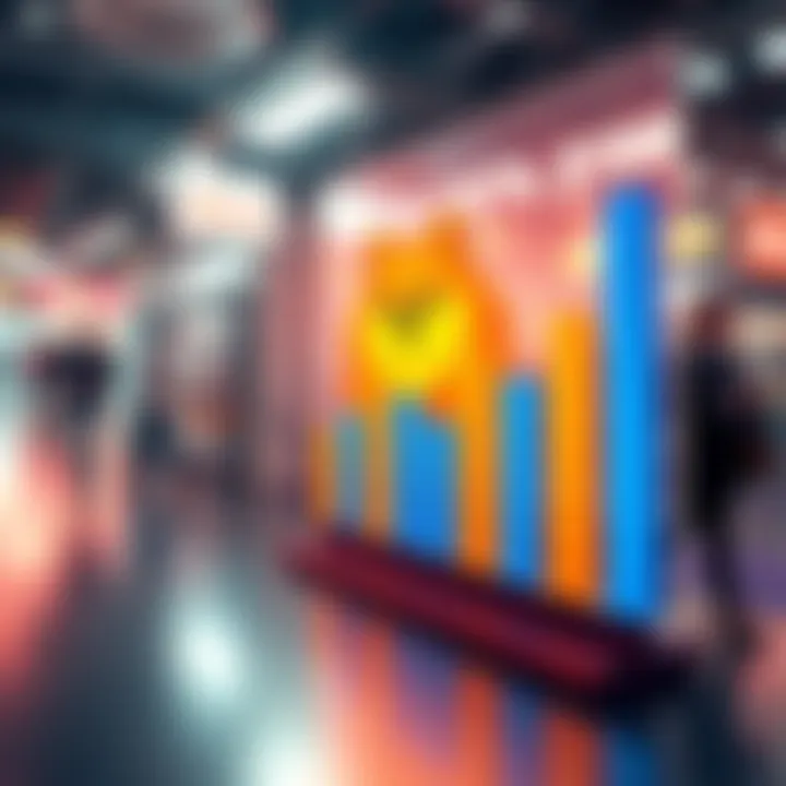 A graphic showing the average amount of Dogecoin held by people in a bar chart style