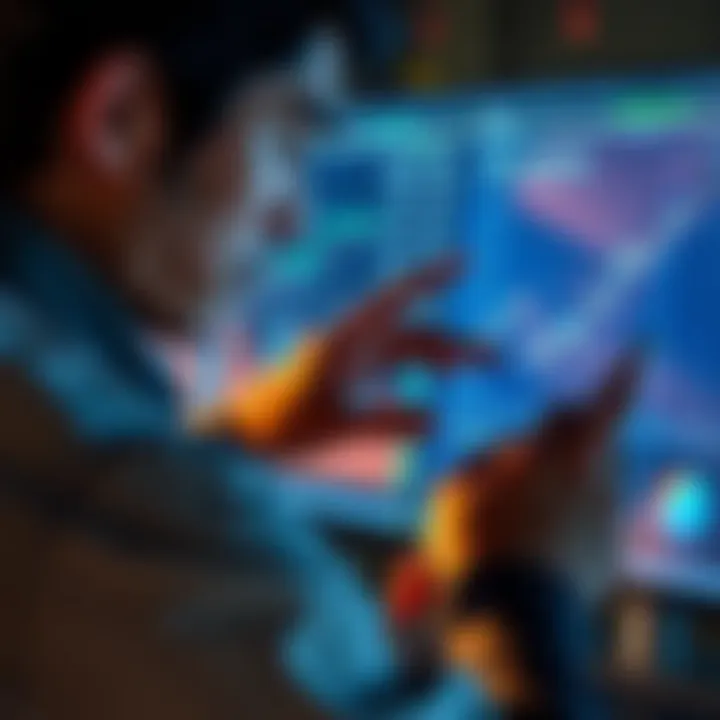 A person analyzing financial charts and graphs representing Dollar Cost Averaging and investment tracking.