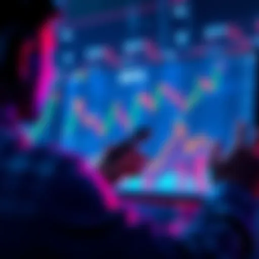 A person analyzing cryptocurrency charts and graphs, considering investments in Ethereum and Solana.