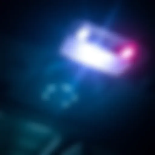 A close-up view of the dome light inside a 2017 Honda CRV showing it off and on.