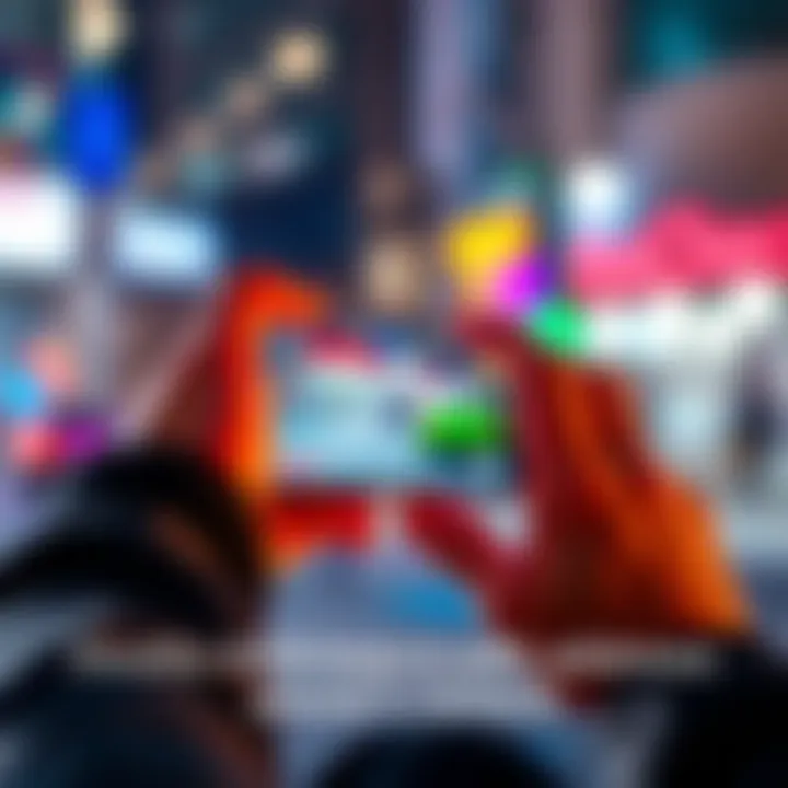 A person using their smartphone to scan and verify an address, ensuring accuracy and safety without ads or tracking.
