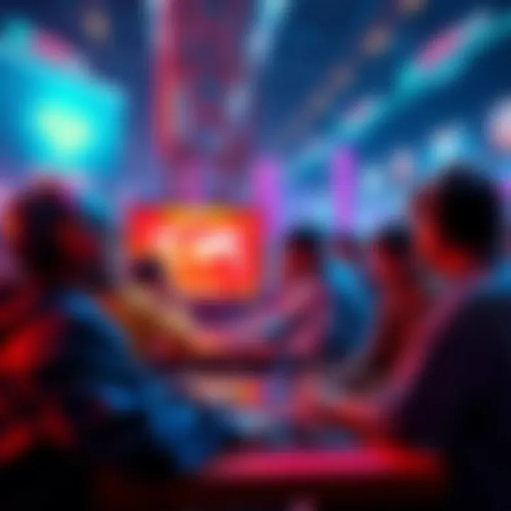 People playing mind games on the GlobalPiMarket app and earning GPM tokens.