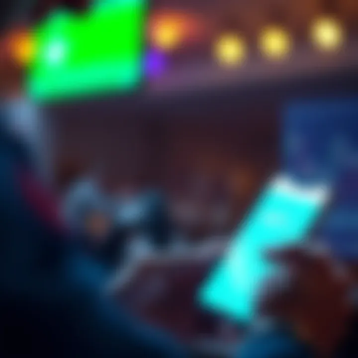 Person reviewing earnings on a smartphone with Robinhood EU app open