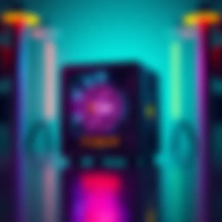 A compact and modern XMR lottery miner device showcasing its energy-efficient design, highlighting 13k hashes per second and 50 watts power consumption.