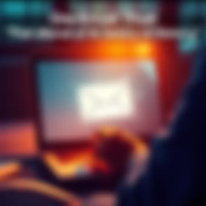 A person reading an important email on a laptop, symbolizing the impact of communication on events
