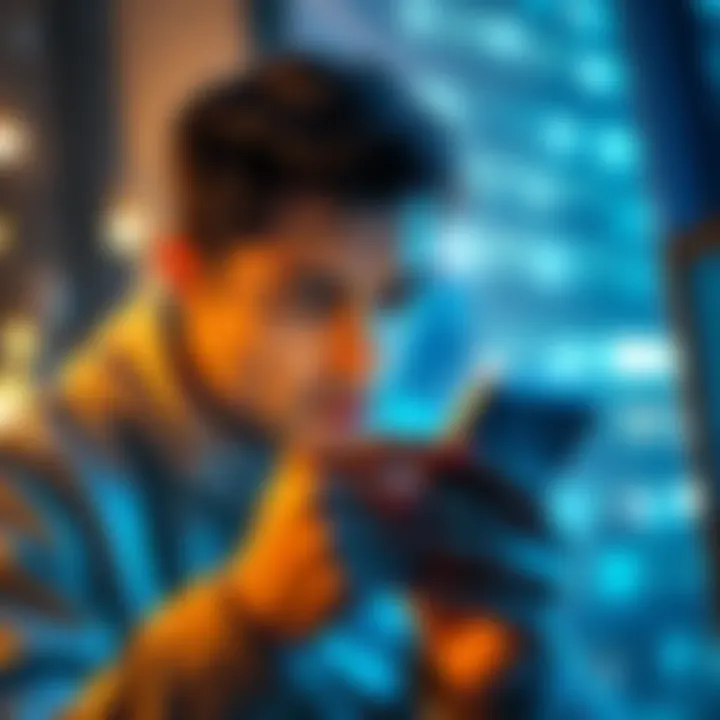 Person looking frustrated while checking their email on a smartphone, unable to access their Revolut account due to a mistyped email address.