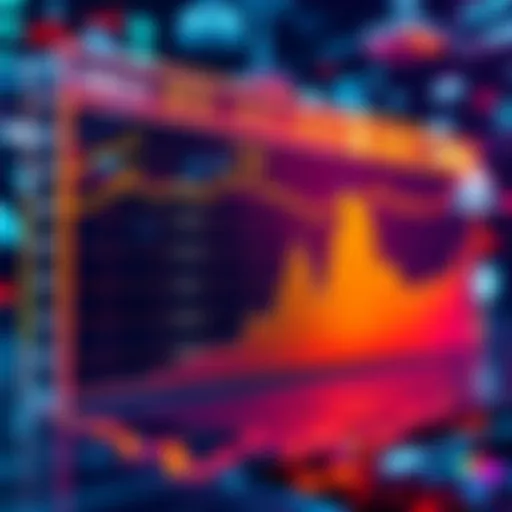 Graph showing the stability of EMCD's hashrate during peak times for doge mining